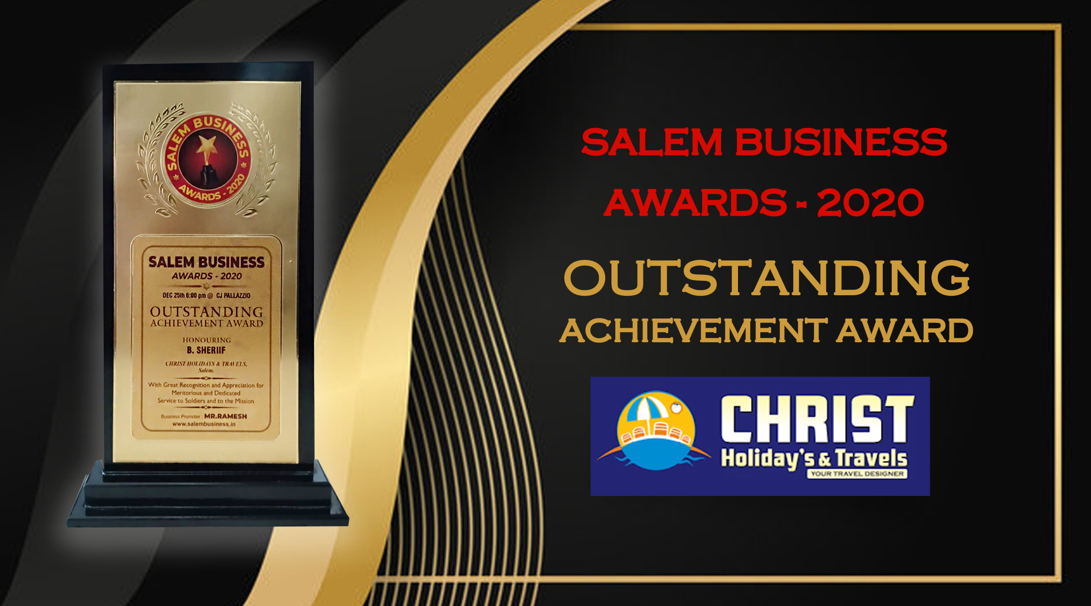 Christ Holidays SALEM Awards 2020